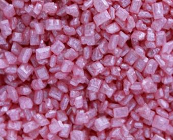 Picture of PINK SUGAR CRYSTALS EDIBLE SPRINKLES X 50G